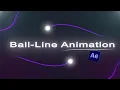 Ball-Line Motion Graphics Animation in 1 minute After Effects Tutorial
