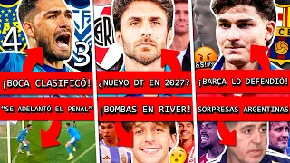 BOCA eliminó a VELEZ por penales+ RIVER sueña con NUEVO DT? Se van JUGADORES+ BARÇA defendió JULIAN