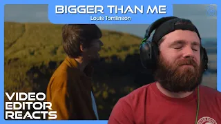 Video Editor Reacts to Louis Tomlinson - Bigger Than Me