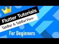 Flutter Tutorial for Beginners TabBar TabBarView
