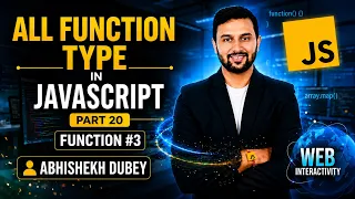 All Function Types in JavaScript JavaScript Functions Abhishekh Dubey ETM Academy
