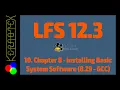 10 Chapter 8 part 2 Installing Basic System Software 8 29 - GCC