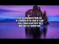 Tate McRae - go away (Lyrics) | You say I should be on top of the world but I'm not feeling much