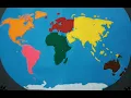 How to make your own Montessori felt continent map
