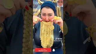 ذهب خليجي فاااخر عيار21 عند أميرة الذهب 