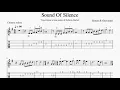 Download Lagu Sound of silence - TAB, sheet music and Backing Track