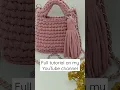 Download Lagu How to crochet T-shirts yarn bag full tutorial video