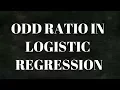 Odd Ratio in Logistic Regression Scorecard Development Machine Learning