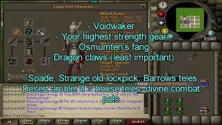 Voidwaker Melee Only Barrows Method Ornate Statuette