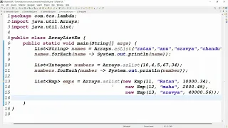 JAVA-8 FEATURES Session 2 forEach method Printing Collection Map data Mr RATAN SIR
