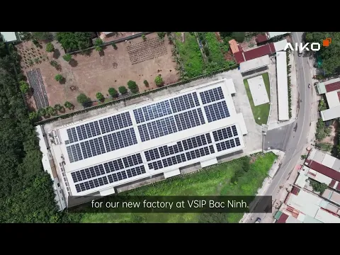 Video Dự án điện mặt trời 718 kWp tại nhà máy dược phẩm Fito Pharma, Bình Dương.