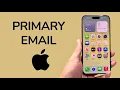 How To Change Your Apple Account Primary Email Address