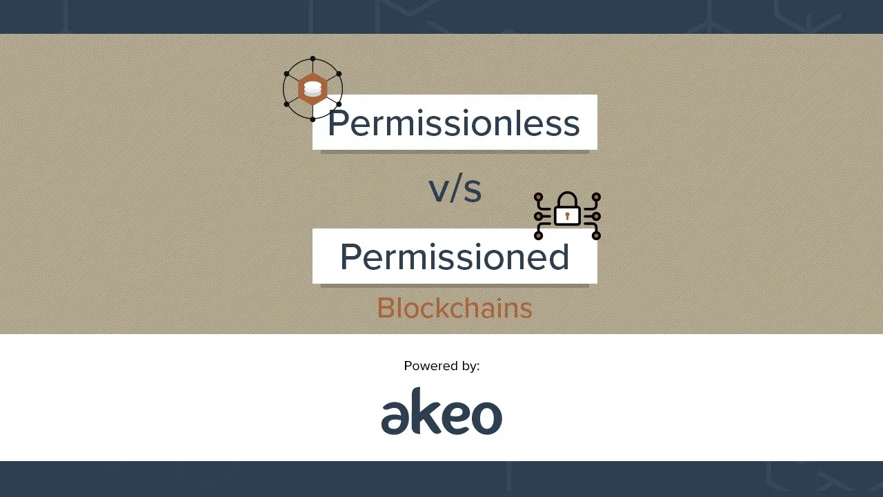 The differences between permissionless and permissioned blockchains