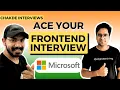 Microsoft Frontend Interview Experience Chakde Interviews