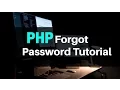 Create a Forgot Password in php Easy Tutorial Part three