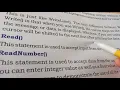 statements in small basic program class 6