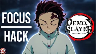 Breathe like a Demon Slayer Total Concentration Breathing 1HR FOCUS HACK meditation