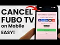 How to CANCEL FUBO TV Subscription - iPhone Android Samsung