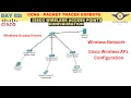 CCNA DAY 62 WLAN Configuration - Wireless Access Points Configuration Using Cisco Packet Tracer