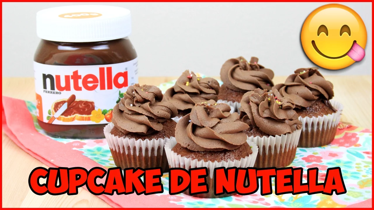 ESPECIAL DIA DAS CRIANÇAS CUPCAKE DE NUTELLA RECEITA DE CUPCAKE FÁCIL E RÁPIDA CAKEPEDIA