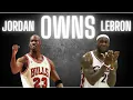 Jordan OWNS LeBron A Complete Playoff DESTRUCTION