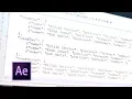 Tip 067 - How To Create Use a JSON File in After Effects
