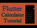 Flutter Calculator Tutorial Beginners level