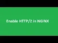 Enable Support with NGINX on Ubuntu 18 04