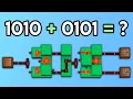 Building A Redstone Computer Part 2 Binary Addition