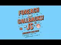 Understanding Callback Functions and foreach loop part-1