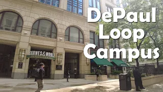 DePaul University Chicago Loop Campus 4K Walking Tour