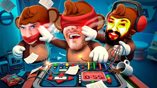 FICOU AINDA MAIS ENGRAÇADO O JOGO DE DESARMAR BOMBA CEGO, SURDO E MUDO - Bombanana