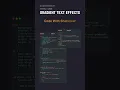 How to Create a Gradient Text Effect Pure CSS
