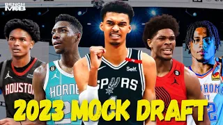The MOST REALISTIC 2023 NBA Mock Draft Lottery Edition