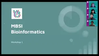 MBSI Insight into Bioinformatics Workshop 1 Intro to Biopython