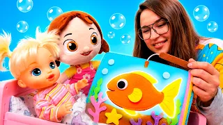 Niloya ve Alive ile Balık Tutma Oyunu | Banyo Zamanı ve Uykuya Hazırlık