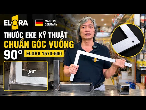 EKE 500 bằng thép ELORA 1570-500, chuẩn góc vuông trong ngoài