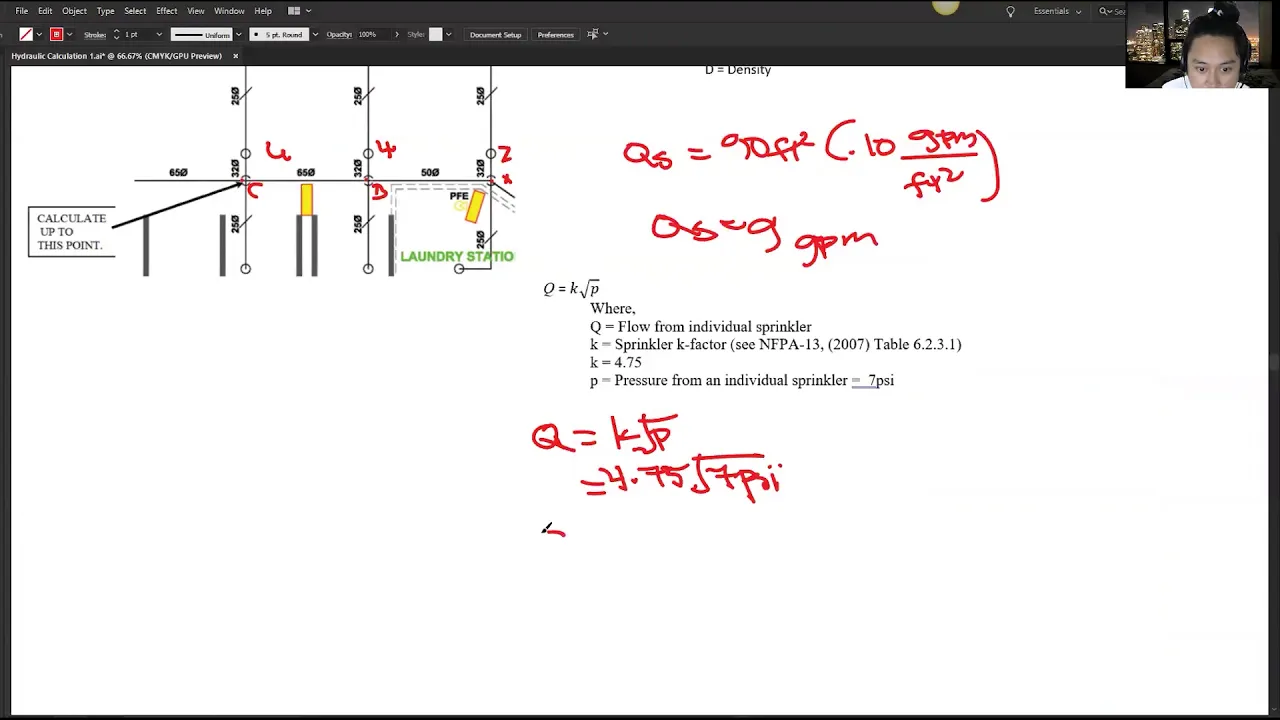 Hydraulic Calculation (Fire Protection System)