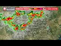 Live radar Tracking severe thunderstorms moving into metro Atlanta
