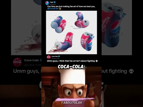 Pepsi vs Coca-Cola Fanart But Wait 🤔