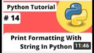 Let 14 Print Formatting With String In Python Python Tutorial For Beginner YouTube Green Life