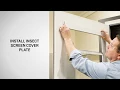 Replacing Insect Screens on 10 Series EMCO Self-Storing Storm Doors Andersen Windows
