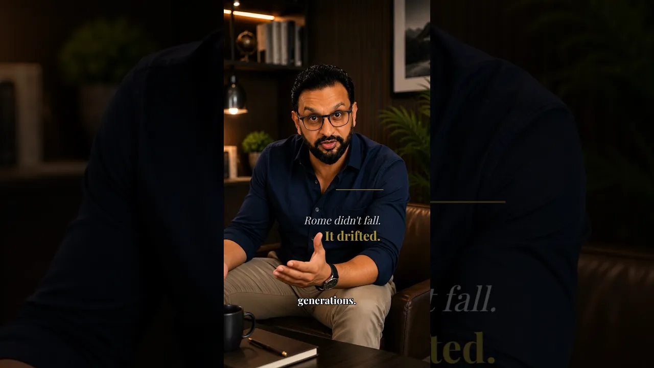 Rome Didn't Fall. It Drifted. — video by Vinay Pasricha