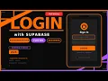 Flutter Login with Supabase Auth Build a Login System in Flutter using Supabase