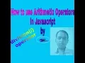 How to use division operator in javascript by Technical Subhasish