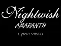 Download Lagu Nightwish - Amaranth - 2007 - Lyric Video