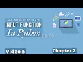 Take More Than One Input in One Line in Python Python Training in Hindi Python Tutorial