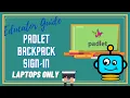 How to sign-in to Padlet Backpack