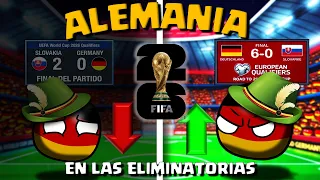 ¿Vuelve la MAQUINARIA? Alemania Clasifica al Mundial 2026🔥|   #countryballs