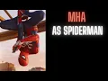 As Spiderman in MHA Part 1